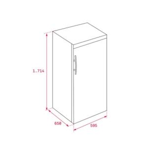 Teka RSF 43250 SS EU Solo Derin Dondurucu, 7 Çekmeceli, 250 Litre - 3