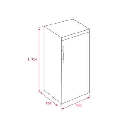 Teka RSF 43250 SS EU Solo Derin Dondurucu, 7 Çekmeceli, 250 Litre - 3