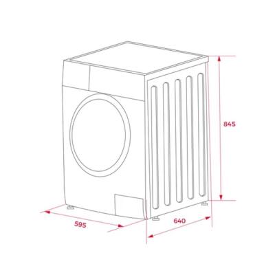 Teka SHR 81030 DARK SS Kurutma Makinesi, 10 KG, 14 Programlı - 6