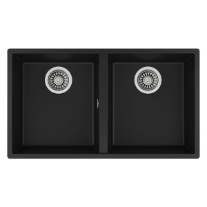 Teka SQUARE 2B 760 TG BLACK Granit Evye, Tezgahaltı - 1