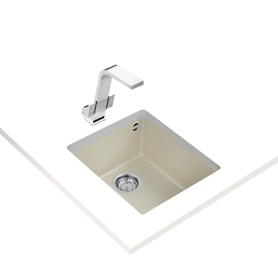 Teka SQUARE 34.40 TG BRIGHT CREAM Granit Evye, Tezgahaltı - 2
