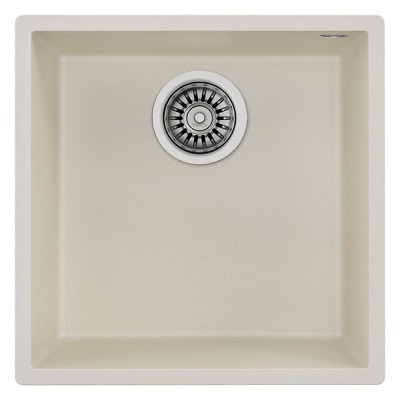 Teka SQUARE 40.40 TG Granit Evye, BRIGHT CREAM, Krem, Tezgah Altı, 44x44 cm - 1