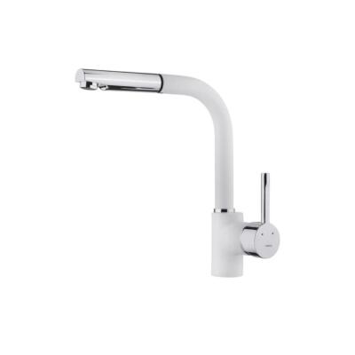 Teka SQUARE 50.40 Granit Beyaz Evye, ARK 938 Spiralli Beyaz Armatür - 3