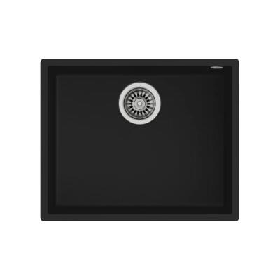 Teka SQUARE 50.40 Granit Siyah Evye, ARK 938 Spiralli Siyah Armatür - 2