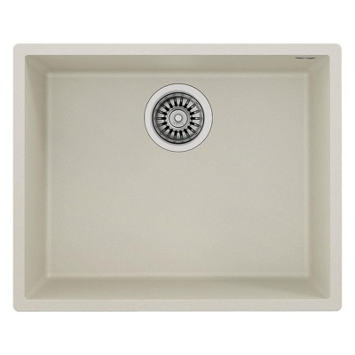 Teka SQUARE 50.40 TG BRIGHT CREAM Granit Evye, Tezgah Altı, 54x44 cm - 1