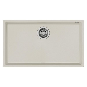 Teka SQUARE 72.40 TG BRIGHT CREAM Granit Evye, Tezgah Altı, 76x40 cm - 1