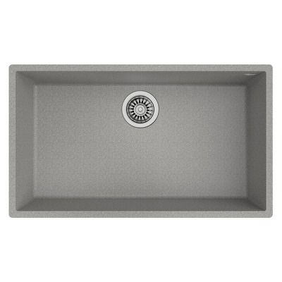 Teka SQUARE 72.40 TG STONE GREY Granit Evye, Tezgahaltı - 1