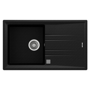 Teka STONE 50 B-TG AUTO Metalik Siyah Granit Evye, 86x51 cm - Teka