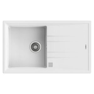 Teka STONE 50 B-TG AUTO WHITE Granit Evye, Beyaz Renk, 86x51 cm - Teka