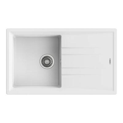 Teka Stone 50 B-TG Granit Evye, Beyaz, 115330019, 86x51cm - 1