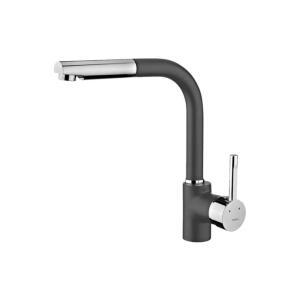 Teka Stone 50 B-TG Granit Metalik Siyah Evye, ARK 938 Spiralli Metalik Siyah Armatür - 3