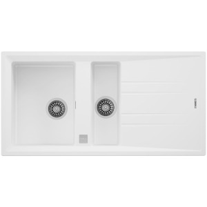 Teka STONE 60 B-TG AUTO WHITE Granit Evye, Beyaz, 100x51 cm - Teka