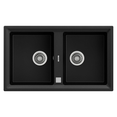 Teka STONE 90 B-TG AUTO CARBON Granit Evye, 2 Gözlü, 84x51 CM - 1