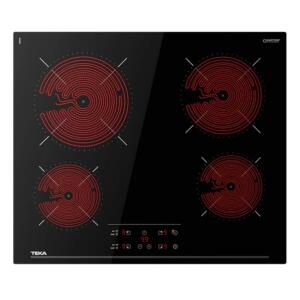 Teka TBC 64010 TTC BK Vitroseramik Ankastre Ocak, Siyah Renk, 60 cm - 1