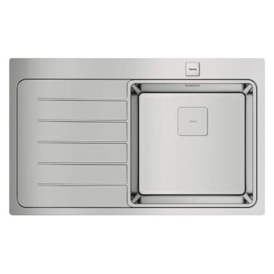 Teka ZENIT RS15 1B 1D L 86 AUTO Tezgahüstü Evye, Sol Damlalıklı - 1