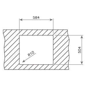 Teka ZENIT RS15 1B Çelik Evye, Tezgah Üstü, 60x52 cm - 3