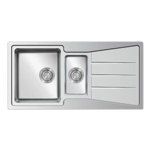 Ukinox MA 100 Evye, 1,5 hazneli, Çift yönlü, Tezgah üstü - 1