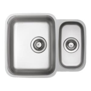 Ukinox ZETA D Evye, 1,5 hazneli, Tezgah altı - 1